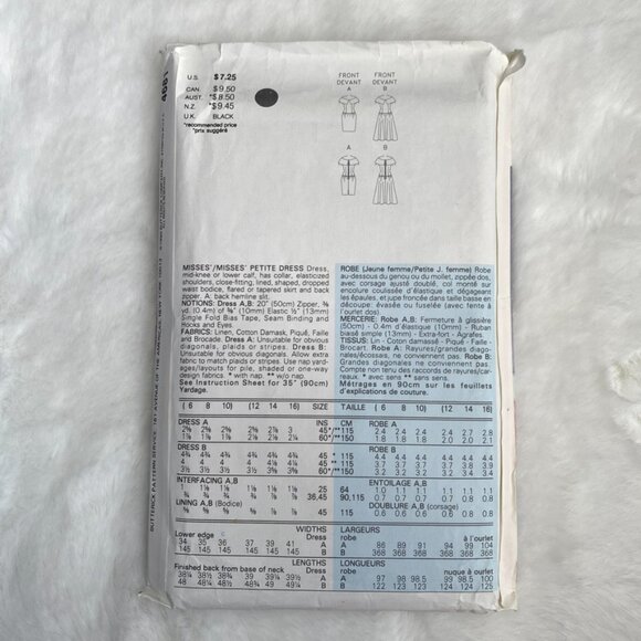 2 Butterick Kathryn Conover New York Sewing Patterns - Picture 3 of 5